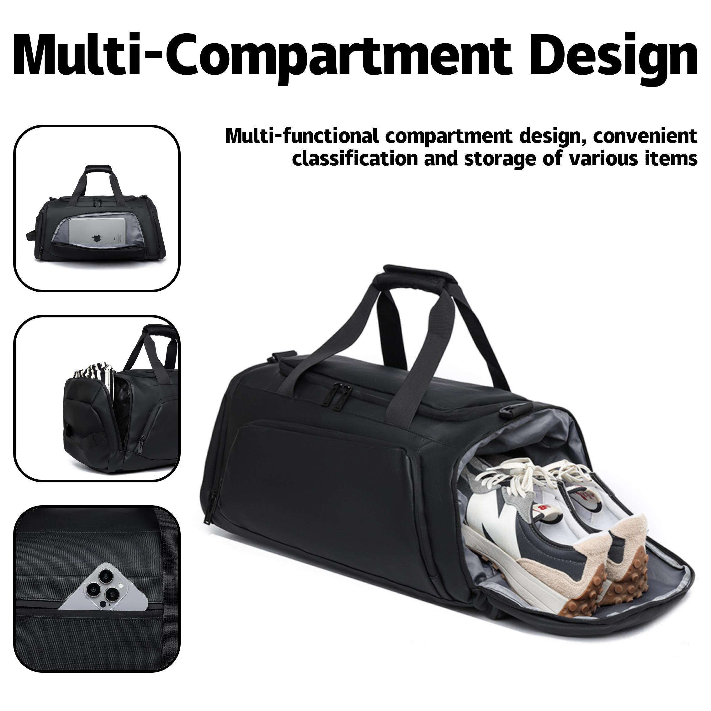 Unisex Luxury Gym Duffle Bag Large Capacity Waterproof Oxford Polyester Lining Custom Logo Portable For Travel Sports Fitness