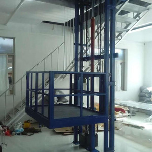 Elevador de carga cerrado completamente enjaulado para puertas de entrada y salida de puertas <span class=keywords><strong>mezza</strong></span> de almacén - Product Image 5