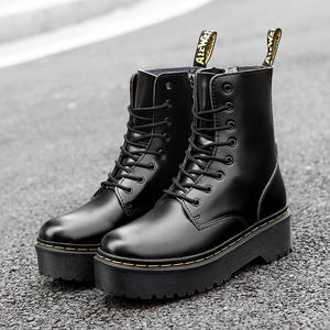 Botas de trabajo de moda inglesa con cordones y punta gruesa, estilo oversized, para verano 2026 - Botines chukka cómodos para exteriores - Product Image 5