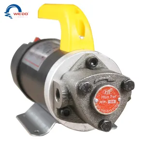 China 12V/24V 260w low price electric portable oil transfer pumps for hydraulic oil & gear oil pumping