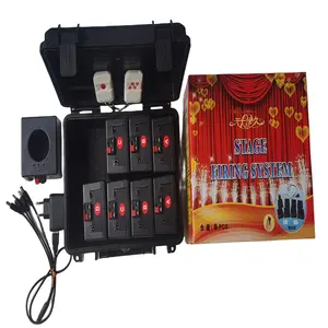 8 Cues Wireless Remote Control Fire Stage Fountain Fireworks Pyrotechnics Firing System Fireworks Cold Pyro Machine For Wedding