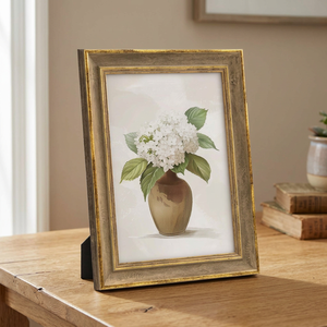 Cadre photo rectangulaire moderne simple en bois véritable fait main, écologique, durable, taille personnalisée, logo, pour table ou mur - Product Image 4