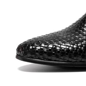 Chaussures Oxford pour hommes britanniques en cuir véritable imperméable, à bout fermé, faites à la main, pour mariage, formelles, décontractées, antidérapantes, avec boucles et sangles - Product Image 4