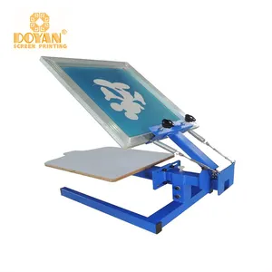 Single Color 1 Station Silk Screening Screenprint Press Screen Printing Machine