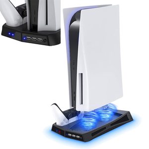 Support Vertical pour Console <span class=keywords><strong>Playstation</strong></span> <span class=keywords><strong>5</strong></span> <span class=keywords><strong>Ps</strong></span> <span class=keywords><strong>5</strong></span>, Base de montage pour contrôleur, chargeur, Station d'accueil - Product Image 1