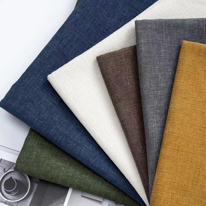 Solid Linen Look <b>Fabric</b> Thick Polyester Cotton Blend For Sofa Tablecloth Cushion Workwear Uniform Textile - Product Image 4