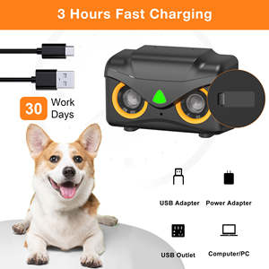 Nuevo Interior al aire libre 50 pies mascota <span class=keywords><strong>Anti</strong></span> ladridos Control RepellerTool recargable 23 a 27KHz ultrasónico perro ladrido Dispositivo disuasorio - Product Image 6