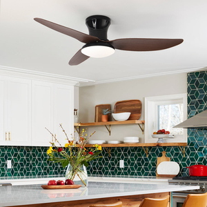 High Quality DC Motor Modern Living Room <b>Remote</b> <b>Control</b> 5 Speeds Wooden Blades Mute Led Ceiling <b>Fan</b> Light Ceiling <b>Fan</b> Makers - Product Image 6