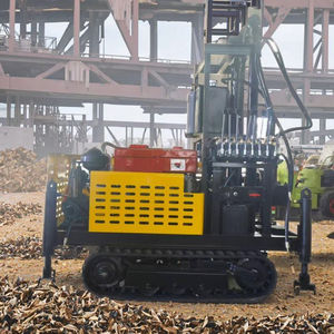 حفارة هيدروليكية زاحفة صغيرة لحفر آبار المياه مناسبة للتكوينات الأرضية الناعمة والصخرية الصلبة - Product Image 6