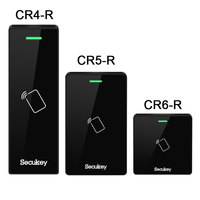 Lector RFID Secukey CR4-R al por Mayor, 125KHz 13.56MHz, ABS Impermeable IP66, Sistema de Control de Acceso Wiegand