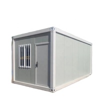 Maison conteneur moderne préfabriquée extensible en panneaux sandwich d'acier, conception respirante pour chambre, centre commercial, entrée extérieure