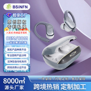 Custom Fit <b>Wireless</b> Earbuds IPX4 Waterproof Touch Control Bluetooth Sports Headphones With Type C Charging - Product Image 2