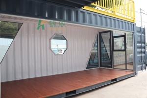 แฟชั่นการออกแบบที่ทันสมัยดัดแปลง20ft 40ft การจัดส่งสินค้าคอนเทนเนอร์บ้านสำเร็จรูป - Product Image 4