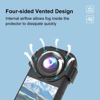 Protection d'objectif en verre trempé optique à clipser PULUZ pour Insta360 X4 Air