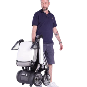 Silla de Ruedas Eléctrica Motorizada Inteligente y Ligera Todoterreno para Embarque Aéreo - Product Image 3