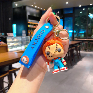 Llavero de la Serie de Terror Chucky, Figura de la Novia de Chucky, Llavero de Coche con Diseño de Payaso de IT - Product Image 6
