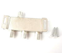 Adaptateur de conversion d'antenne 1G en alliage de zinc et ABS, répartiteur TV un-vers-trois, connecteur 5-1000 MHz