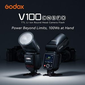 Flash V100 con Pantalla Táctil Redonda, Batería de Litio Integrada, para Cámaras Canon, Nikon, Fujifilm. - Product Image 2