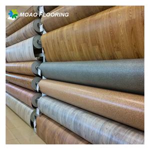 Fabricación de Alfombras de Vinilo Impermeables Baratas, Rollo de Lámina de PVC, Adhesivo para Pisos, Rollo de Linóleo Plástico - Product Image 1