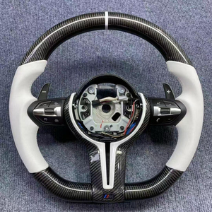 Volant de luxe M Sport en fibre de carbone à 3 branches avec poignée de 35 mm pour la série F (F10/F30/F20/F22/F23/F48/M3/M5) - Product Image 5