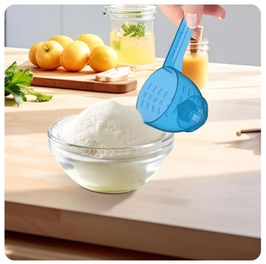 Tasses à mesurer en plastique PC durables, outil de cuisine pour la pâtisserie avec entonnoir et cuillère à épices, capacité de 15 ml, légères, marque américaine Mairun - Product Image 4