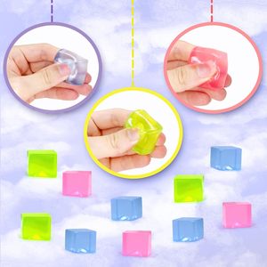 Vendita all'ingrosso di cacca glitterata Mini giocattoli luccicanti arcobaleno forniture per feste novità Gag giocattoli riempitivi creativi per cacca uovo - Product Image 6