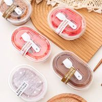 Boîte à gâteau multicouche transparente à usage unique avec support surélevé pour mousse, idéale pour les desserts et les snacks
