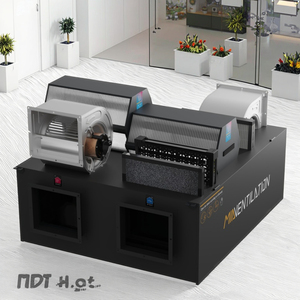 Ventilation HRV à <span class=keywords><strong>double</strong></span> <span class=keywords><strong>flux</strong></span> avec fonction de dérivation rectangulaire en acier inoxydable 4500m3/H, récupération de chaleur, air frais, extraction, économie d'énergie - Product Image 1