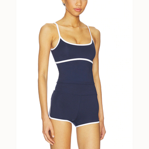 Aoyema - Conjunto Deportivo Ligero para Mujer, Transpirable, de Alta Elasticidad, Traje de Yoga y Mono Deportivo, Conjunto de Una Pieza para Fitness y Entrenamiento - Product Image 1