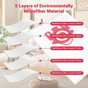 Reemplazo de bolsas de polvo 3D Airclean para <span class=keywords><strong>Miele</strong></span> FJM Vacuum Compact C2 C1 Complete C1 S241 S290 S300i S500 S700 S4 S6 Series - Product Image 2