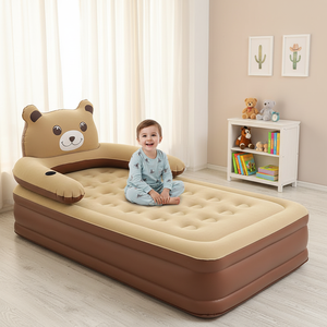 Colchón <span class=keywords><strong>Inflable</strong></span> Premium Little Bear, Colchón de Aire Portátil de Tamaño <span class=keywords><strong>Doble</strong></span> para Uso Doméstico, Colchón de Aire Flocado <span class=keywords><strong>Inflable</strong></span> para Acampar - Product Image 1