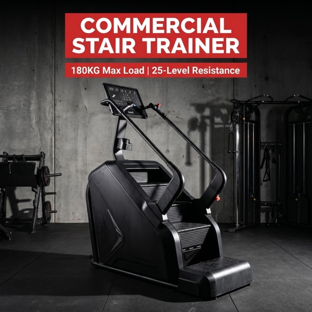 Motorized Stair Climber Machine Vertical Cardio Stepper Adjustable Speed Home Gym Fitness Equipment Aerobic Training