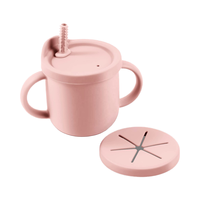 Série populaire RTS – Vente directe usine – Tasse d'apprentissage souple et sûre pour bébés de 12 ans et plus – Gobelet anti-fuite en silicone