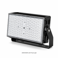 Projecteur LED extérieur étanche 300W 400W SMD5050 anti-éblouissement, design rectangulaire moderne, personnalisable, 2000K, 48V 230V, pour grue à tour