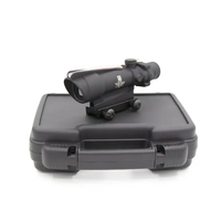 Hunting Prism Scope 5X35 Real Fiber Chevron Glass Etched Reticle Aluminum Alloy 20mm/21mm Mounts