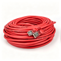 Cable de Red Plano Cat6A RJ45 de Baja Latencia y Cero Pérdidas de Paquetes, Enlace Gigabit Estable para Juegos en Línea