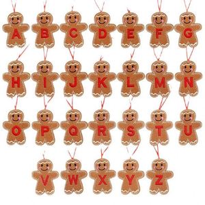 Nuevo Colgante Decorativo de Hombre de Jengibre Navideño, Colgante para Árbol de Navidad, Hombre de Galleta con Letras Navideñas - Product Image 5