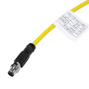 Kabel Alvin's Cables M8 5-Pin B-Code Male Flying Lead I/O untuk Cognex In-Sight Micro 2000 dengan Rating IP67, Panjang 2m, Trigger Strobe - Product Image 2