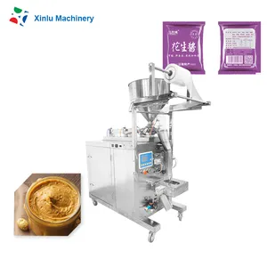 Produzione cosmetica pasta di arachidi bustina di burro di karitè miele spray crema pane burro confezionatrice per gelato