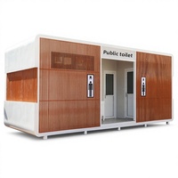 Toilettes mobiles intelligentes Jiaxin en métal écologique pour positions accroupies, idéales pour les zones touristiques, les chantiers de construction, les parcs et l'extérieur