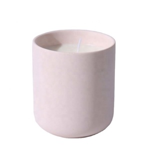 Bocaux à bougies en céramique mate givrée de 12 oz, personnalisables avec logo gravé, en porcelaine blanche, vente en gros, pour la fabrication de bougies - Product Image 4