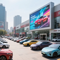 Pantalla LED programable a todo Color P10, módulos de tablero de señal de publicidad exterior inalámbrica para tienda minorista IP65