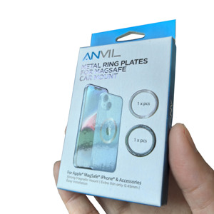Boîte d'emballage personnalisée pour accessoires de téléphone portable avec languettes de suspension, boîte en papier, boîtes à rabat avec vernis UV sélectif - Product Image 5