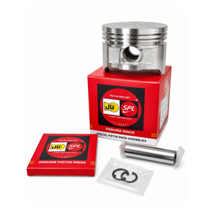 Kit de piston Honda CBZ, diamètre 63,50 mm, segments OEM, surdimensionnement 1,00, surface lisse, pour moteur de moto - Product Image 1