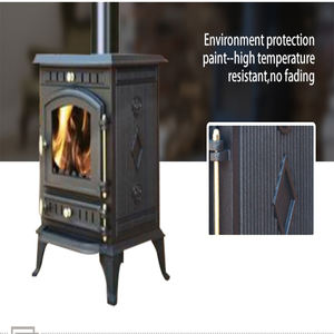 Estufa de Leña Portátil Comercial para Calefacción de Habitaciones con Diseño de Chimenea Directa y Chimeneas de Leña - Product Image 6