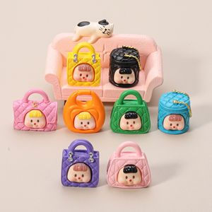 เครื่องประดับอนิเมะสุดน่ารัก3D น่ารัก1ชุดกระเป๋าเด็กผู้ชายเด็กผู้หญิงทำจากเรซินแก้วใส่น้ำ - Product Image 2