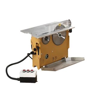 Sierra de mesa deslizante portátil WT20, máquina de corte de 220 V, sierra vertical para trabajar la madera, para paneles a base de madera, motor esencial - Product Image 5
