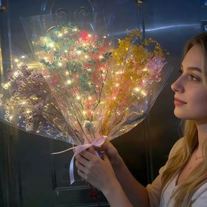 Éxito de Ventas Transfronterizo: Decoraciones Creativas Luminosas de Tulipanes y Flores Artificiales para Fiestas, Regalos para el Día de la Madre - Product Image 3