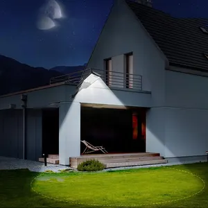 Luce solare esterna per giardino 200w 300w 400w 500w 800w impermeabile all'aperto Ip67 tutto In uno lampione solare a Led