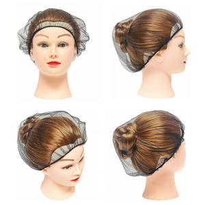 Redes para el cabello de malla de nailon cómodas y ligeras de un solo uso para industrias de limpieza Gorra de malla médica desechable transpirable - Product Image 4